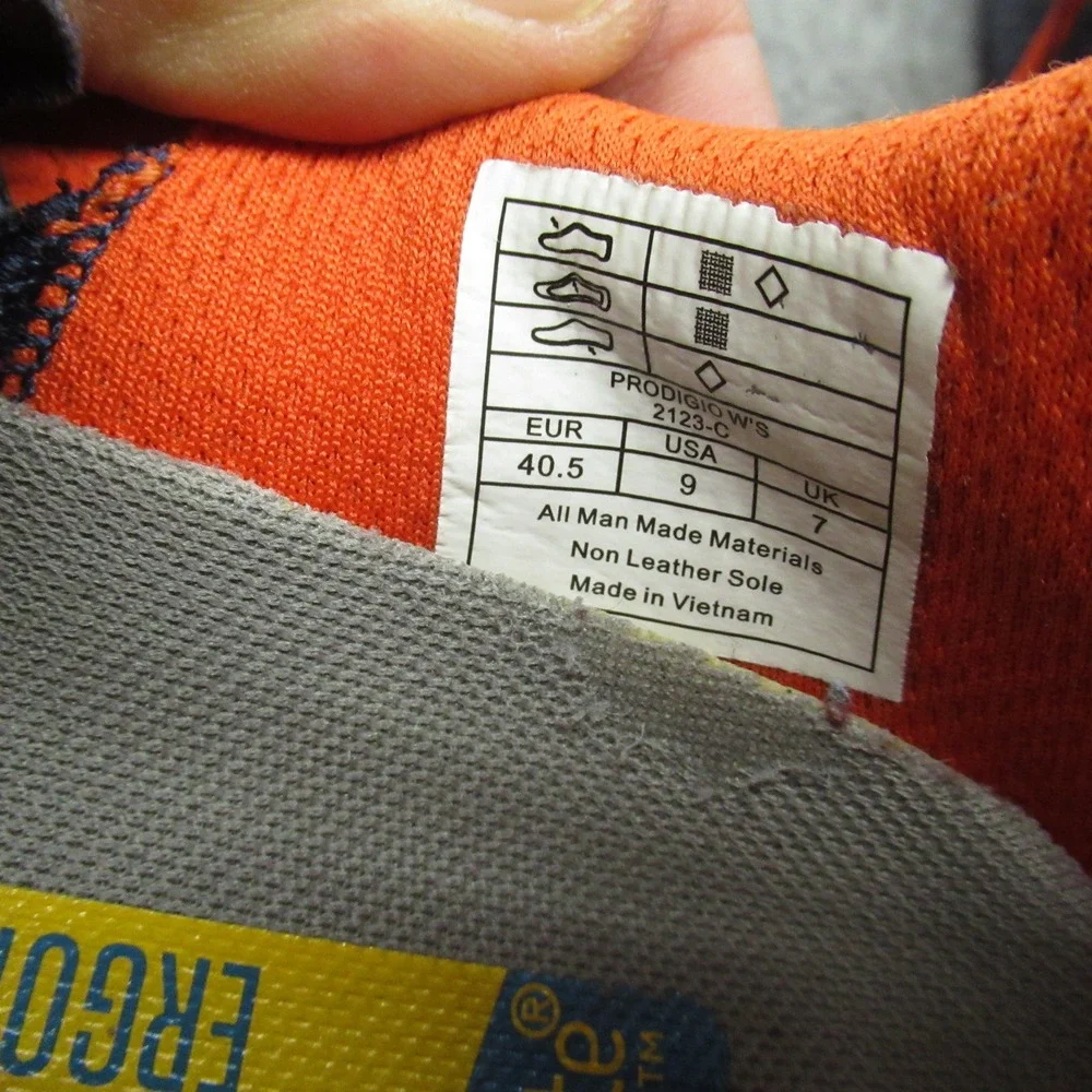 La Sportiva Prodigio Women 9 Trail Running Shoes Blue‎ Orange Lightweight Jog